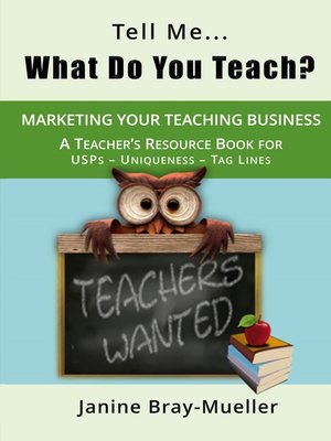 cover image of Tell Me... What Do You Teach?